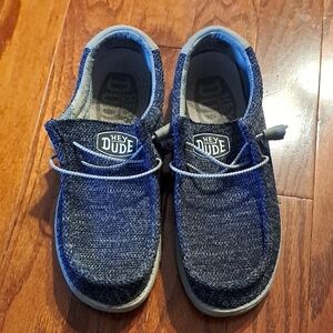Hey Dudes Navy Moccasins